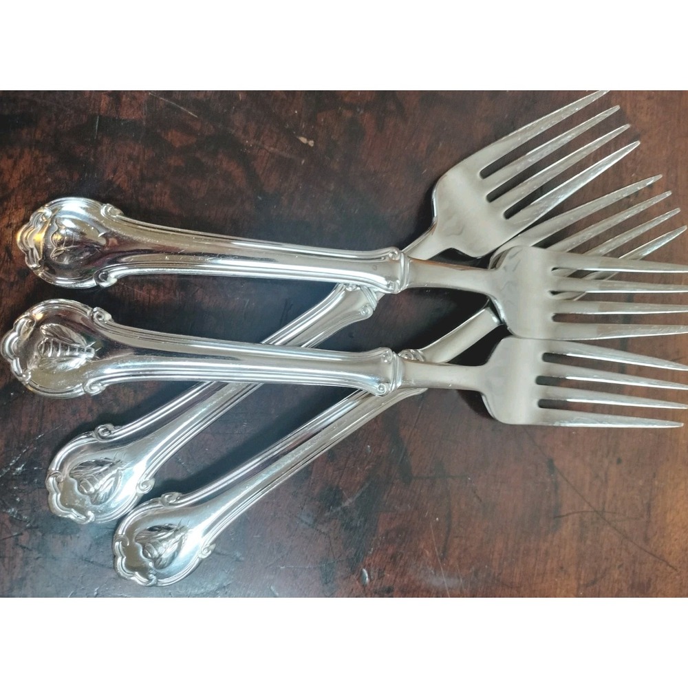 Wallace‎ Napoleon Bee 18/10 Stainless Steel Dinner Fork (Set of Four) - Picture 6 of 6